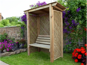 Garden Trellis Arbour Seat