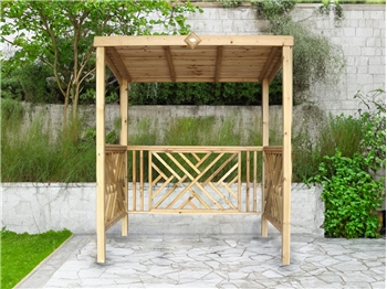 Cross Hatch Outdoor Garden Shelter