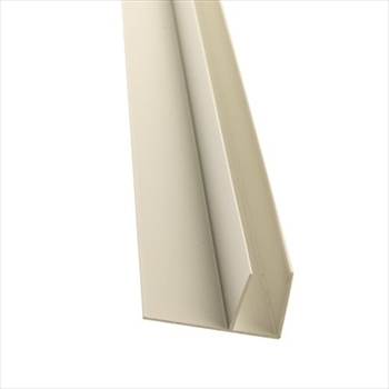 White 10mm Polycarbonate Side Flashing (6000mm)