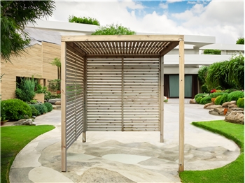 PSE Slatted Privacy Panel Gazebo (1800mm x 1800mm)