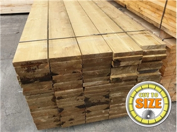 Cut To Size - Treated Green Unbanded Scaffolding Board