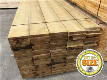 Cut To Size - Treated Green Reject Unbanded Scaffolding Board