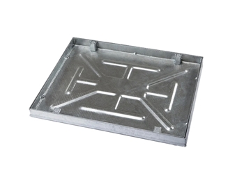 Galvanised Steel Indian Stone Recessed Manhole Tray/Cover (450mm x 600mm x 46mm)