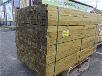 Reject - Green Treated Planed Square Edge Timber (38mm x 38mm)