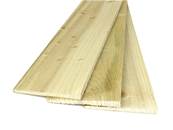 **CLEARANCE" Treated Green Feather Edge Board (100mm x 11mm)