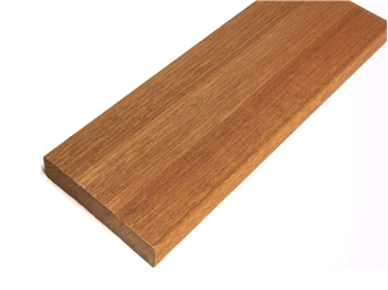 Sample - Smooth Faced Hardwood RED Balau Decking (145mm x 21mm)