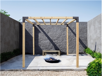 ModBlox™ Cube Pergola Inc Rafters