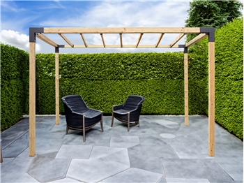ModBlox™ Wide Pergola Inc Rafters