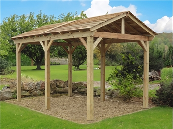 The Cotswold Heavy Duty Gazebo (4200mm x 2700mm)