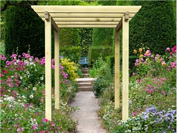 Heavy Duty Royal Walkway Pergola With Super Rafters