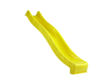 Yellow Standalone HDPE Slide with Water Feature (1500mm Platform)