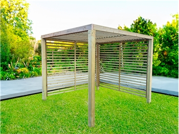 Slatted Garden Retreat Gazebo (3000mm x 3000mm)