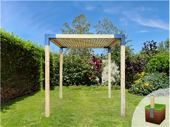ModBlox™ Trellis Top Cube Pergola (1800mm x 1800mm)