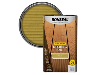 Ronseal Quick Drying Decking Oil 5L (Natural)