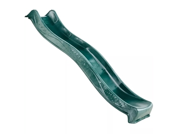Dark Green Standalone HDPE Slide with Water Feature (1200mm Platform)