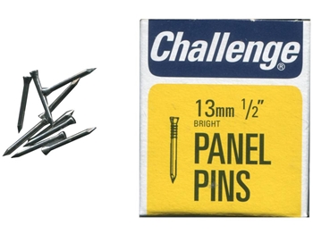13mm Panel Pins - Prepacked 40gms