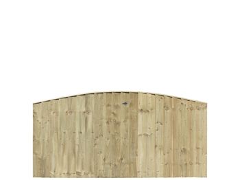 Arched Strong Board 2025 Fence Panel (6ft x 3ft / 3ft 6")
