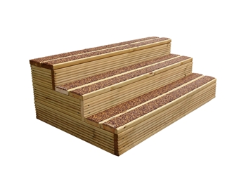 Buff & Brown WalkSure Anti Slip DeckStep Hot Tub Steps (1190mm Span)