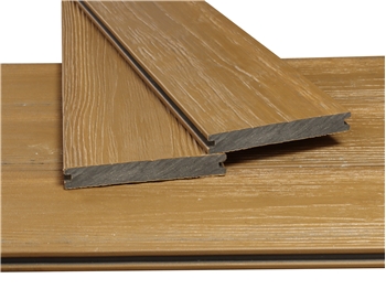 **CLEARANCE** Eva-Last Indonesian Teak HD Composite Decking (4800mm x 20mm x 140mm)