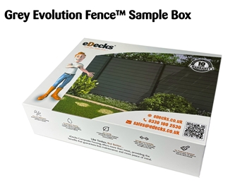 Evolution Fence™ Grey Composite Sample Box