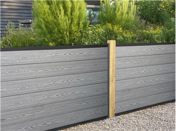 Evolution Fence™ Grey 4ft Fence Kit (For Timber/Concrete Posts)