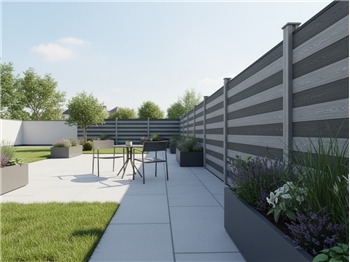 Evolution Fence™ Ebony / Grey Mix Fencing Kits (Starter & Extension)