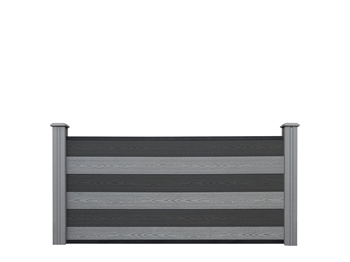 Evolution Fence™ Ebony / Grey Mix 3ft Starter Fence Kit