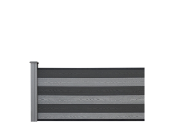 Evolution Fence™ Ebony / Grey Mix 3ft Extension Fence Kit