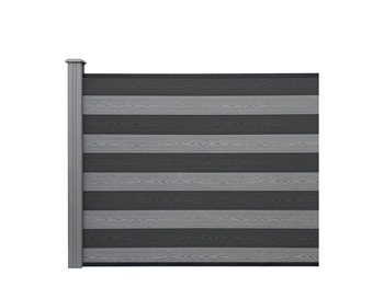 Evolution Fence™ Ebony / Grey Mix 5ft Extension Fence Kit