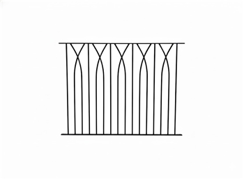 Deco Metal Garden Decking Fence Panel (1130mm)