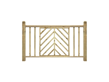 Starter Kit - Softwood Chevron Handrail System (1970mm)