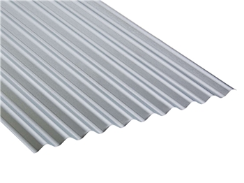 eDecks Pack of 6 - 790mm Galvanised Corrugated 10/3 Roof Sheets (10ft - 3050mm) 84kg