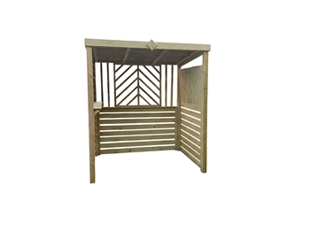 The Meze BBQ Shelter With Single Foldout Bar Top