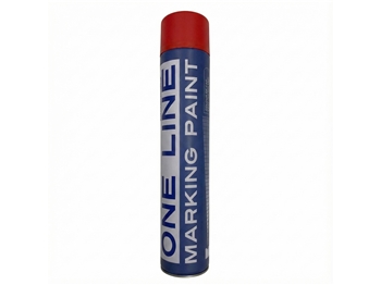 Semi Permanent Line Marker Spray - Red (750ml)