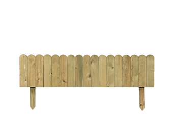 Solid Round Picket Edging (1200mm x 300mm)