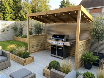 The Courtyard BBQ shelter 