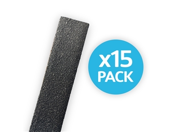 Pack of 15 Anti Slip Decking Strip 1000mm x 50mm Black