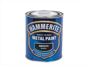 Hammerite Smooth (750ml - Black) 