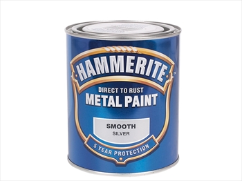 Hammerite Smooth (750ml - Silver)