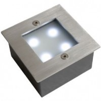 Robus-Stainless Steel Ground Light-Blue-Square