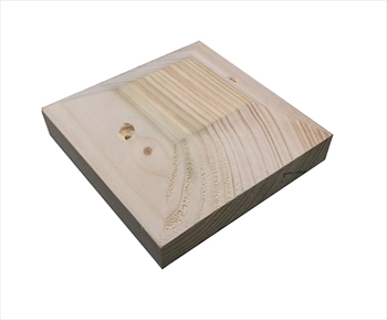 Green Temple Fence Post Cap (3" x 3")