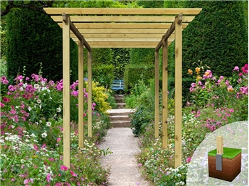 Royal Walkway Pergola (W 2400mm x D 4800mm)