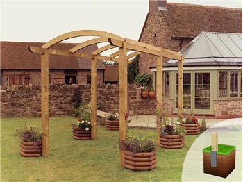 Colonnade Pergola (W 1800mm x D 4800mm)