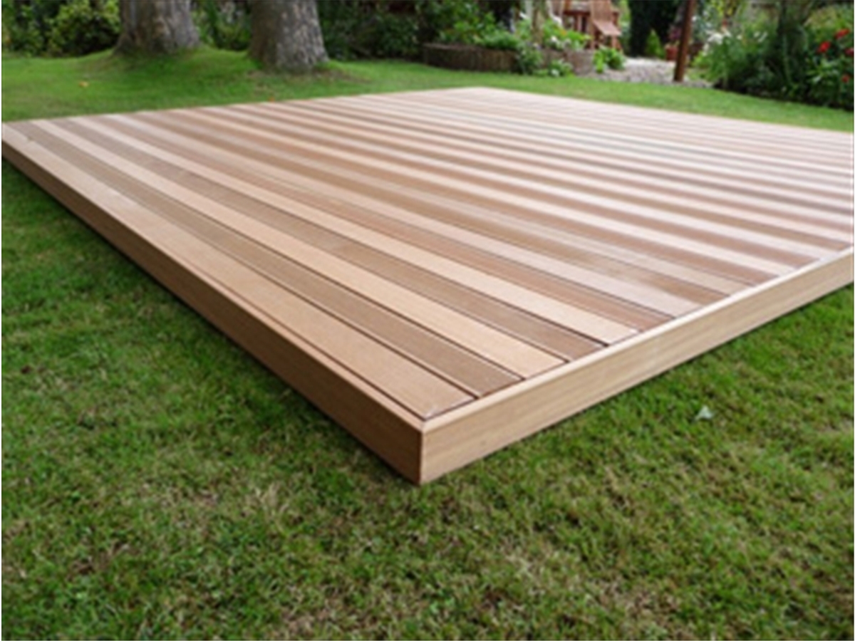 Hardwood 90mm Balau Deck Kit 1.8m x 1.8m (No Handrails)