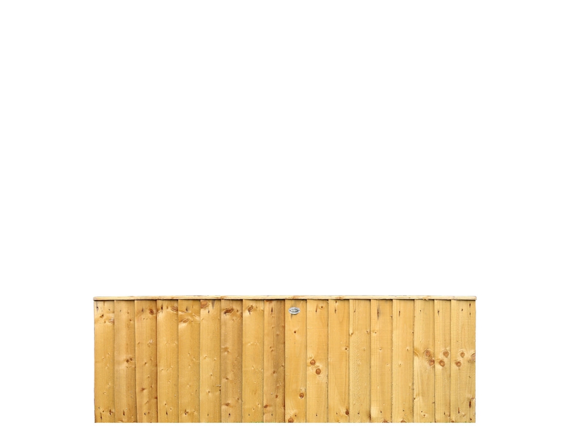 Heavy Duty Vertilap Featheredge Fence Panel (6ft x 2ft)