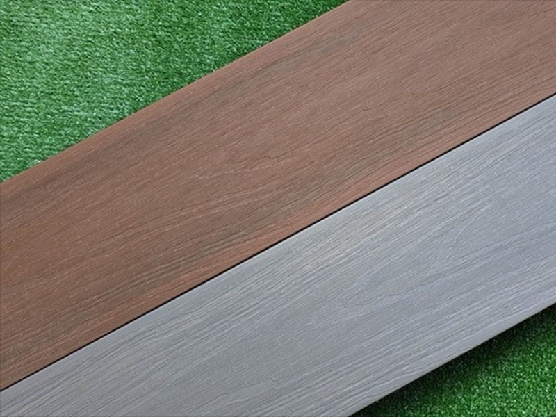 Silver Birch / Nutmeg Evergrain Dual Sided Composite Decking (3600mm x