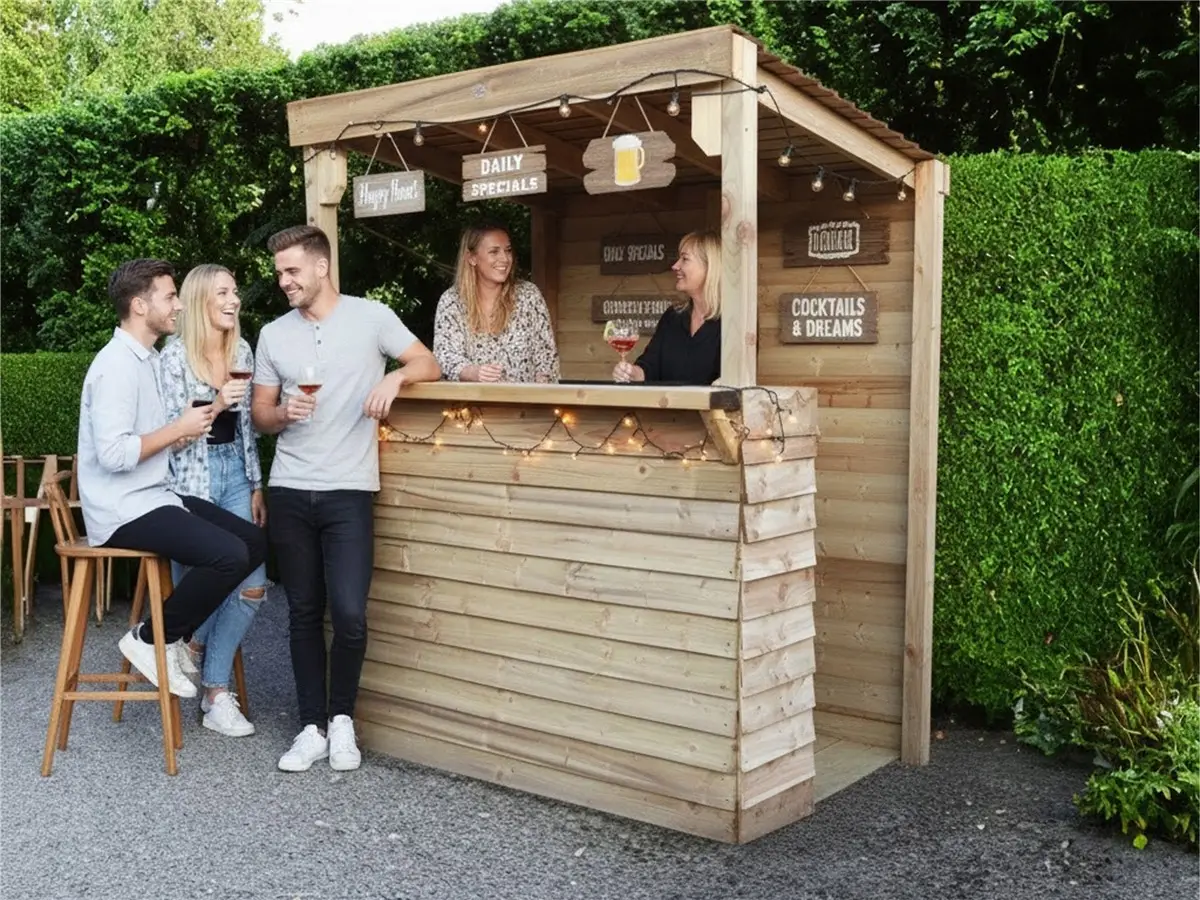 The Sherwood Timber Garden Bar (1800mm x 1200mm)