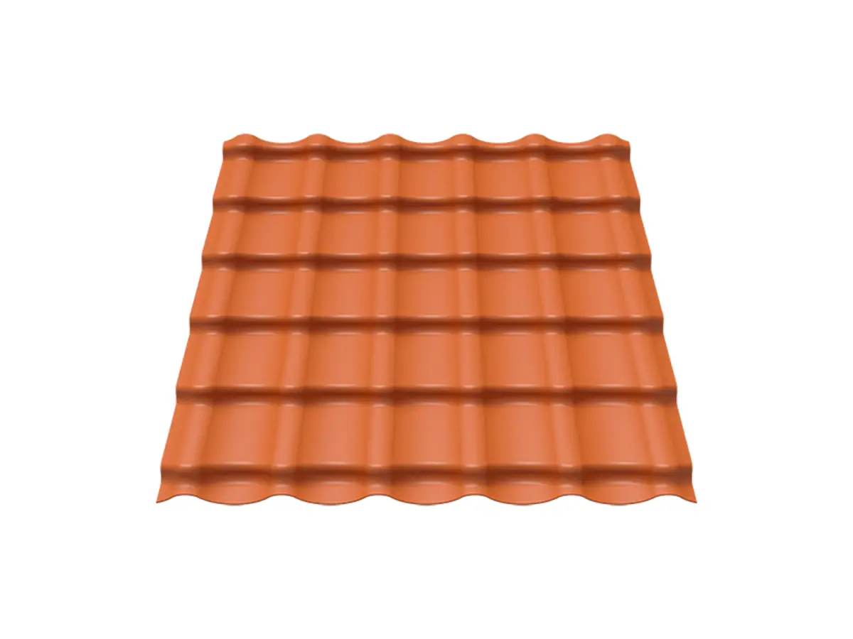 Innoline® Tile Effect Lightweight Roofing Sheet - Terracotta (940mm x 800mm)