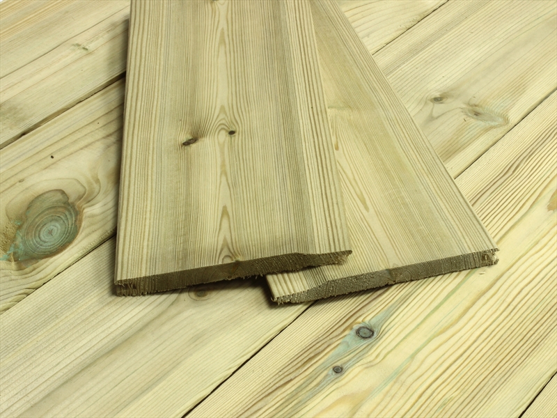 Green Treated Shiplap / Cladding (12mm x 120mm)