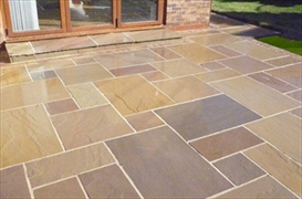 Calibrated 22mm Indian Stone Paving Multi Buff (Sold Per m2)